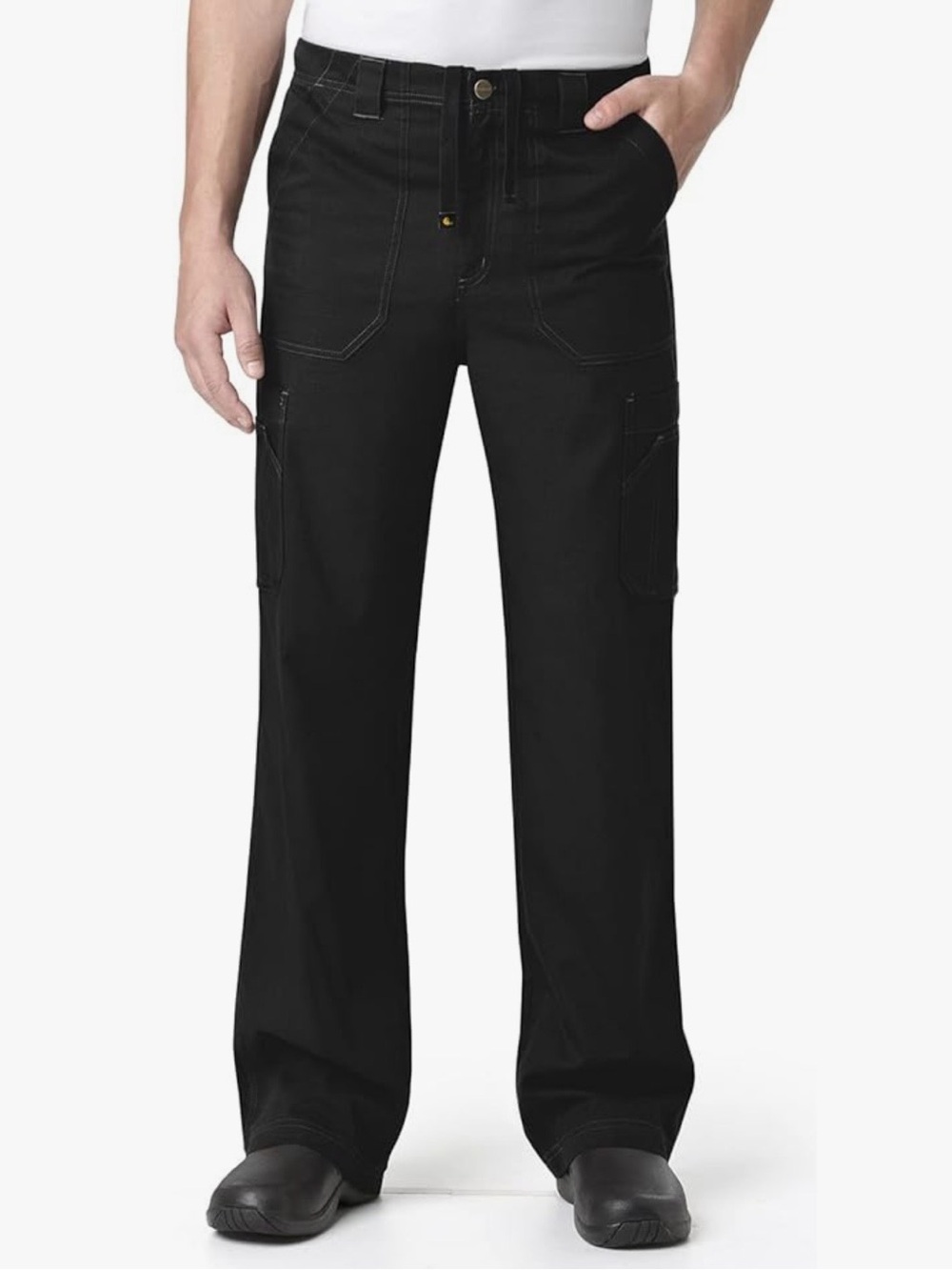 Black Work Cargo Pants - 8 pocket cargo mens size S Short-NWT
